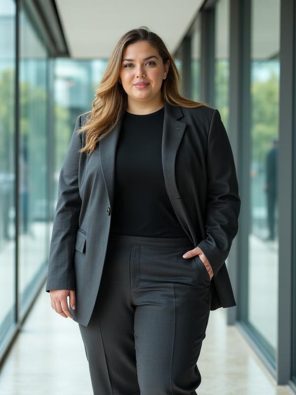 Professional curvy office wear