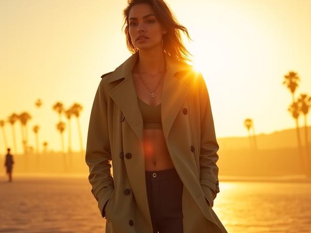 Fall fashion vibes on a sunny Venice Beach morning